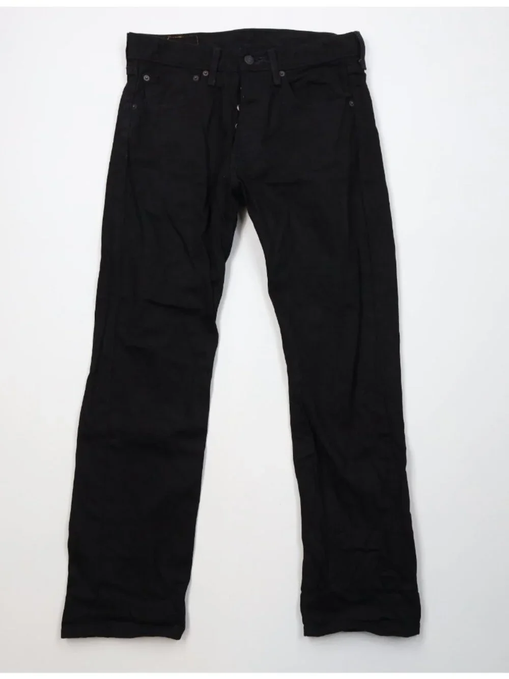 Vtg Y2K Levis 501xx Mens 31x30 Faded Button Fly Original Fit Denim Jeans Black